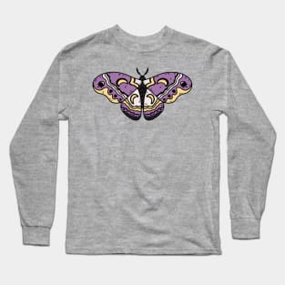 nonbinary moth Long Sleeve T-Shirt